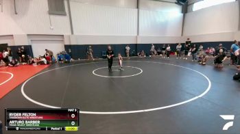 38 lbs Quarterfinal - Arturo Barber, Texas Select Wrestling vs Ryder Felton, Takedown Elite Wrestling