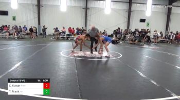 132 lbs Consolation - Christian Kaiser, Raw vs Taeoma Frank, T & Z