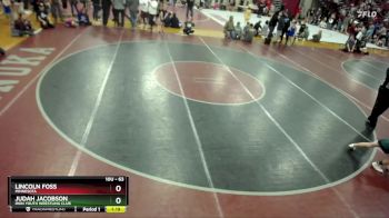 63 lbs Cons. Round 3 - Lincoln Foss, Minnesota vs Judah Jacobson, Iron Youth Wrestling Club