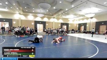 160 lbs Cons. Semi - Kaiden Kimball, Soda Psychos Wrestling Club vs River Von Haden, Monticello