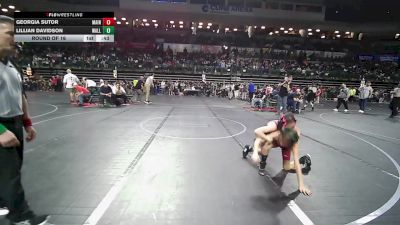 70 lbs Round Of 16 - Georgia Sutor, Mainland vs Lillian Davidson, Wall Knights