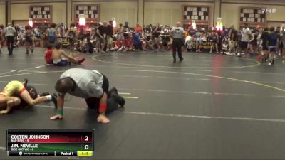 72 lbs Round 3 (6 Team) - Colten Johnson, Bad Bass vs J.M. Neville, Ride Out WC