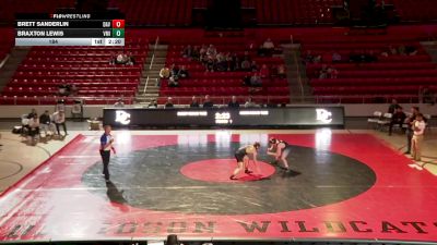 184 lbs Brett Sanderlin, Davidson vs Braxton Lewis, VMI