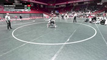 157 lbs D1 - Semi-finals (fri 7:30pm.) - Ethan Farley, Bay Port vs Devin Johnson, Arrowhead