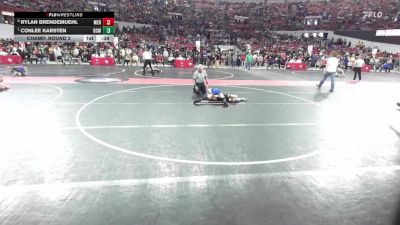 64 lbs Champ. Round 2 - ConLee Karsten, BCWC vs Rylan Brendemuehl, Merrill