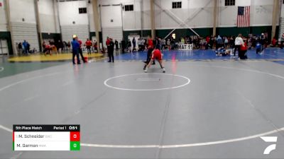 135 lbs 5th Place Match - Mathias Schneider, Seward Wrestling Club vs Michael Garman, MWC Wrestling Academy