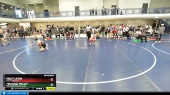 120 lbs Semifinal - Makenzi McCoy, Bruin Wrestling Club vs Riley Levin, Salt Lake City