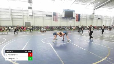 144 lbs 3rd Place - Santiago Medrano, Wlv Jr Wrestling vs Elijah Vazquez, Eastvale Elite WC