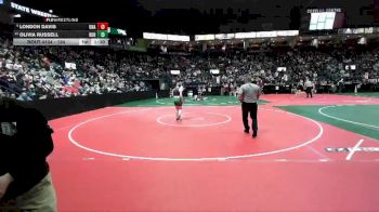 134 lbs Champ. Round 2 - London Davis, Unattached vs Olivia Russell, RDR3