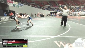 6A-113 lbs Champ. Round 2 - Derek Jones, McNary vs Joshua Andrade, Glencoe