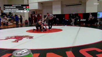 Boys 120 lbs Cons. Semi - Drake Mercer, Shawnee Heights vs Stephen Whorton, Maur Hill