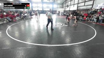 113 lbs Round 4 (8 Team) - Leo Larson, Juab vs Mason Brown, Bear River