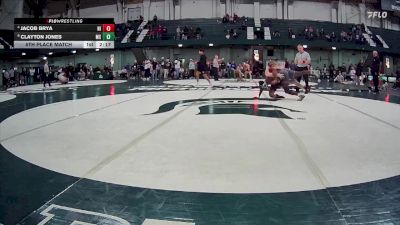 149 lbs 5th Place Match - Jacob Brya, Northern Illinois vs Clayton Jones, Michigan State