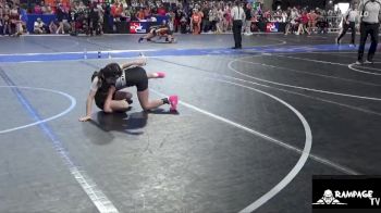 70 lbs Semifinal - Waverly Malloy, Trailblazer vs Cambree Spaulding, The Best Wrestler
