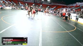 112 lbs Champ. Round 3 - Malachi Ortiz, Tampa Bay Tigers vs Brady Baker, Michigan West WC