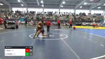 152 lbs Prelims - Timothy Bova, Team Thunder vs Derek Pinedo, Backyard Boyz Blue