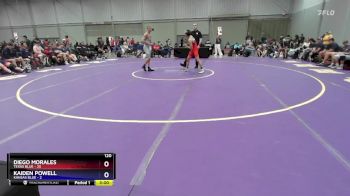 120 lbs Round 2 (8 Team) - Diego Morales, Texas Blue vs Kaiden Powell, Kansas Blue