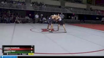 170 lbs Round 5 (8 Team) - Jaeden Thompson, Norfolk vs Warren Rolf, Waverly