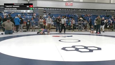 92 lbs 3rd Place Match - Timothy Wagner, Demolition Wrestling Club vs Douglas Hazel