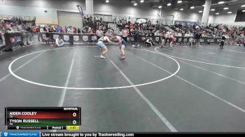 195 lbs Semifinal - Tyson Russell, TN vs Aiden Cooley, TX