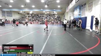 152 lbs Champ. Round 3 - Logan Carrera, El Modena vs Shane Lerma, Marina
