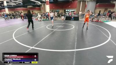 120 lbs Champ. Round 2 - Eddie Corral, Cy-Fair High School Wrestling vs Charlie Trujillo, 3F Wrestling