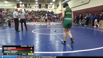 132-136 lbs 1st Place Match - Ava Morrison, West Liberty vs Marley Krakilo, Cedar Rapids Kennedy