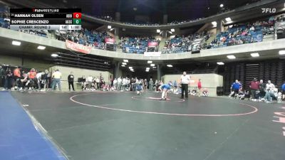 125 lbs Champ. Round 3 - Hannah Olsen, Unattached vs Sophie Crescenzo, Unattached