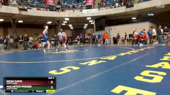 126 lbs Cons. Round 2 - Noah Davis, Unattached vs Macartan Parker, Unattached