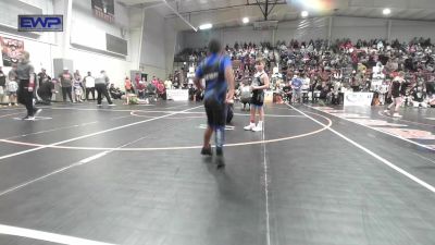 75 lbs Consi Of 4 - Sebastian Soto, Bartlesville Wrestling Club vs Dejuan Fields, Tulsa Blue T Panthers