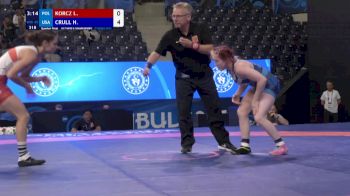 49 kg 1/4 Final - Lucja Dorota KORCZ, Poland vs Heather Marie CRULL, United States