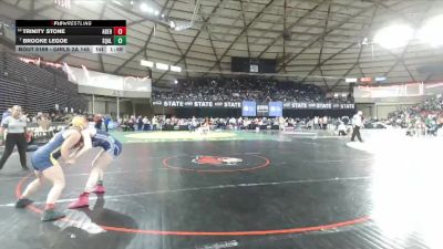 Girls 2A 145 lbs Champ. Round 2 - Brooke Legoe, Squalicum (Girls) vs Trinity Stone, Aberdeen (Girls)