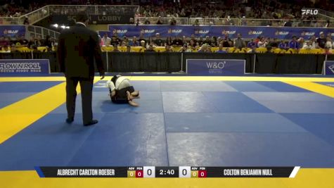 Albrecht Carlton Roeser vs Colton Benjamin Null 2026 Pan Kids Jiu-Jitsu IBJJF Championship