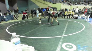 96 lbs Consi Of 8 #2 - Carli Sisco, McLoud vs Mila Leybas, Putnam City West