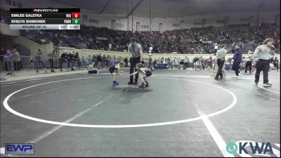 46 lbs Round Of 16 - Emilee Galetka, Viking Wrestling Club vs Evelyn Shimonek, Pawhuska Elks Takedown