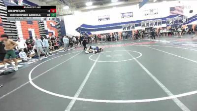 144 lbs Champ. Round 3 - Christopher Arreola, Clovis North vs Joseph Nava, Eleanor Roosevelt