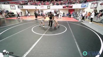 52 lbs Quarterfinal - Tyr Rodriquez, Salina Wrestling Club vs Rhett Woolman, Tiger Trained Wrestling