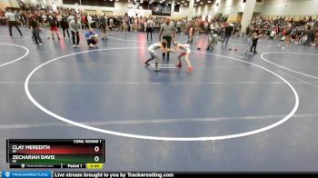 70 lbs Cons. Round 1 - Zechariah Davis, NE vs Clay Meredith, WI