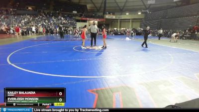 115 lbs Champ. Round 1 - Everleigh Monson, FordDynastyWrestlingClub vs Kailey Balajadia, NWWC