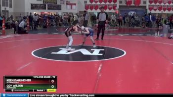 70 lbs Round 2 - Coy Wilson, Grapplers vs Keen Dahlheimer, Scoring Edge