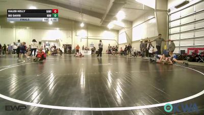 73 lbs Final - Kaleb Kelly, Broken Arrow Wrestling Club vs Bo Davis, Honey Badgers Wrestling Club