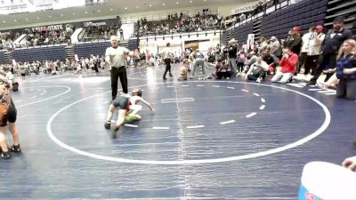 50 lbs Champ. Round 2 - Bradley Hamski, Neshaminy Youth Wrestling Club vs Sawyer Kevin Oakes, Mayfield May Academy