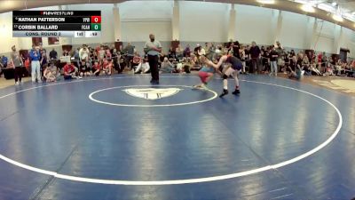 78 lbs Cons. Round 2 - Corbin Ballard, FCA Hurricanes vs Nathan Patterson, Virginia Patriots Wrestling