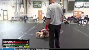 72 lbs Finals (2 Team) - Alex Marchetti, Mat Assassins vs Greyson Packer, Dynasty Bad Boy