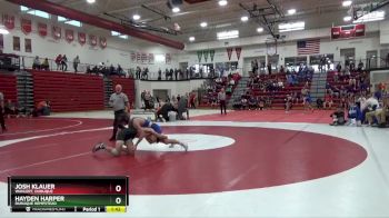 132 lbs Quarterfinal - Hayden Harper, Dubuque Hempstead vs Josh Klauer, Wahlert, Dubuque