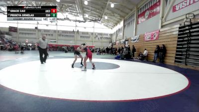 105 lbs Champ. Round 2 - Priseya Ornelas, Tennyson vs Grace Cao, American