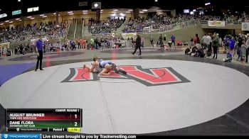 152 lbs Champ. Round 1 - August Brunner, Tiger Den Wrestling vs Dane Flora, Sutherlin Mat Club