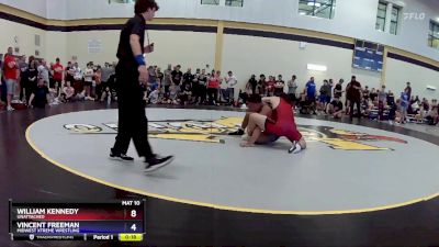 175 lbs Quarterfinal - William Kennedy, Unattached vs Vincent Freeman, Midwest Xtreme Wrestling