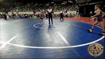 58 lbs Consi Of 16 #1 - Jaxxe Madrid, Chickasha Youth Wrestling vs Maximus Wilson, Liberty Warrior Wrestling Club