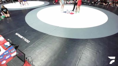 235 lbs Cherish Hall-Taoai, TCWA - Tri-Counties Wrestling Association vs Grace Tripp, SAWA - Sacramento Area Wrestling Association